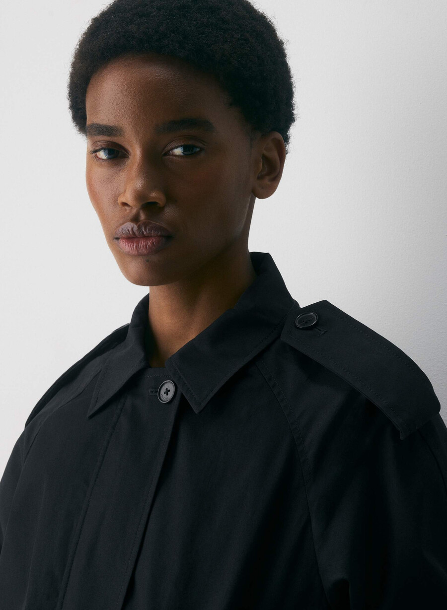 arno-jakken - city twill svart