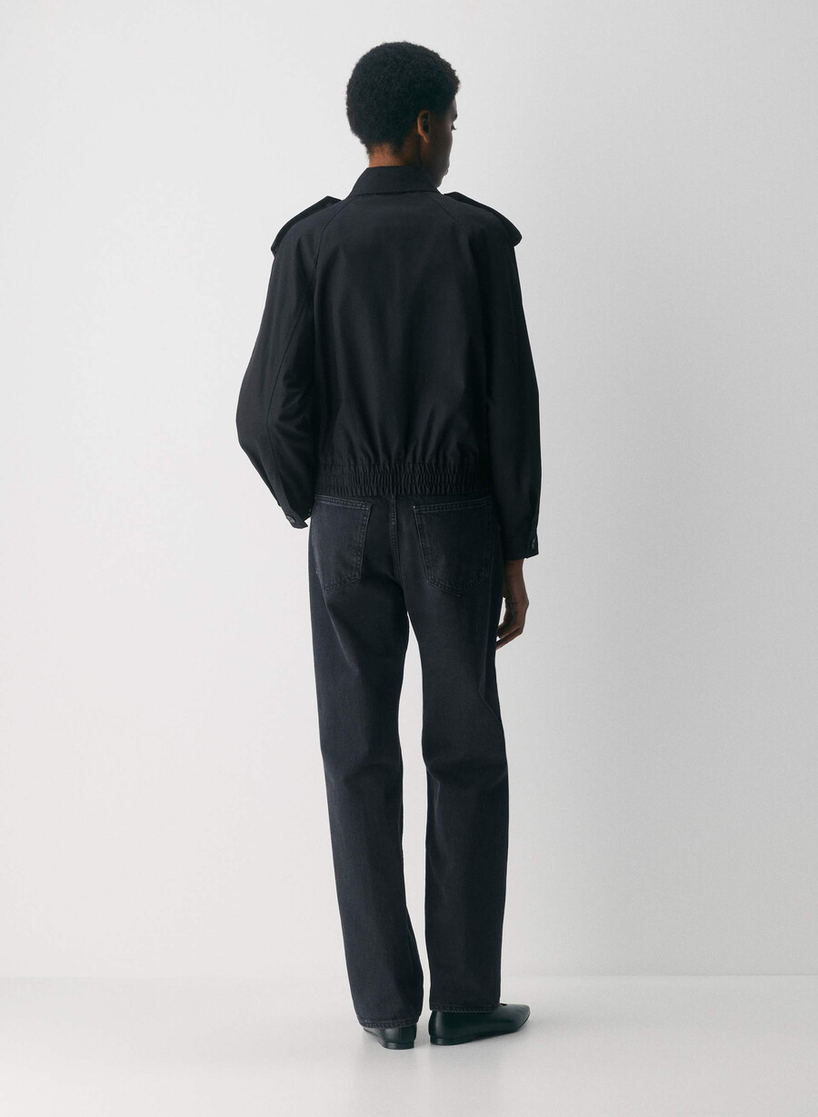 arno-jakken - city twill svart