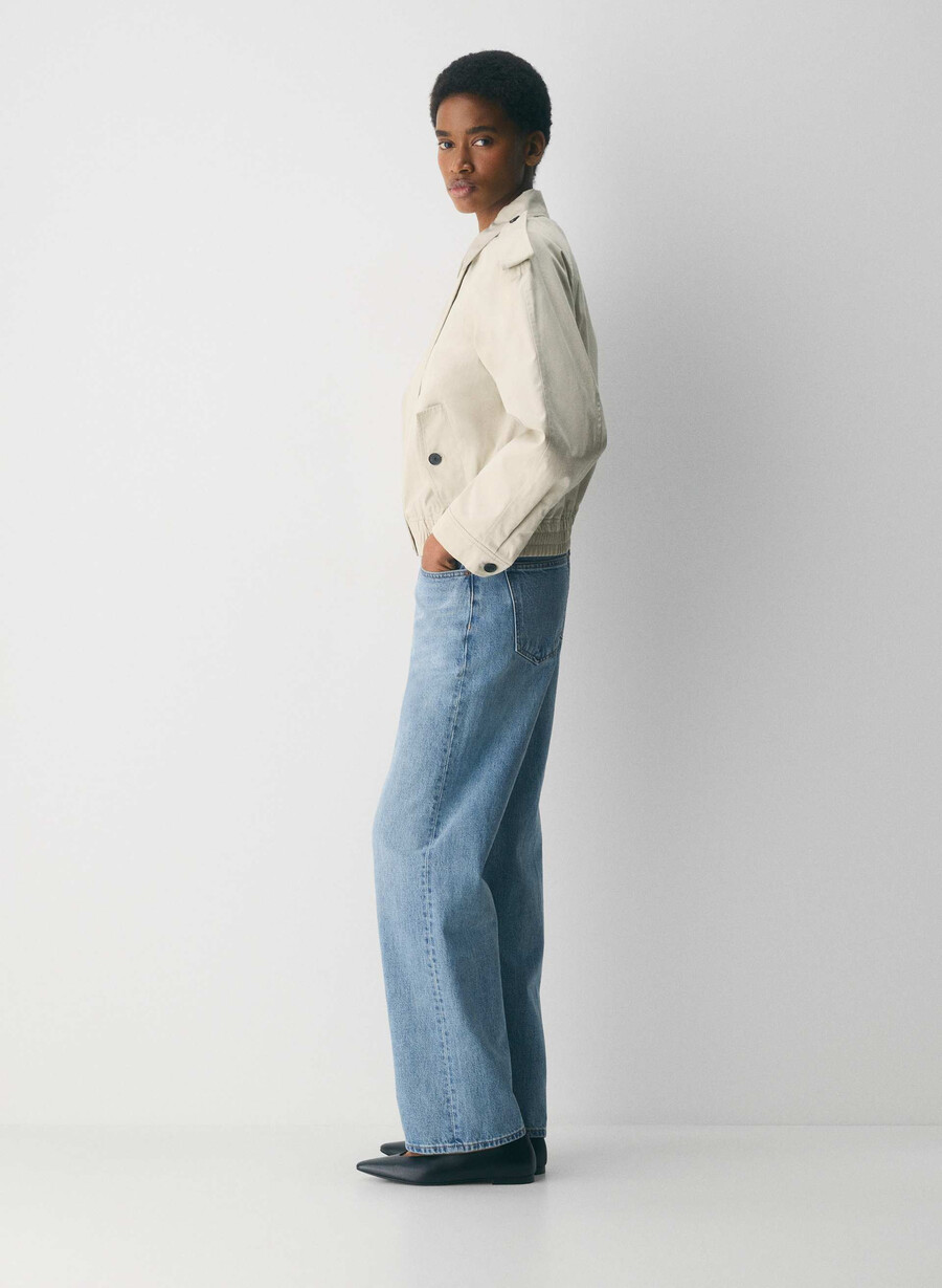 arno-jakken – city twill oyster