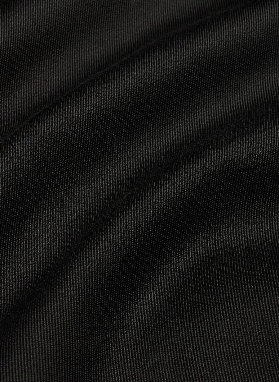 davis-trenchcoaten – rich twill svart