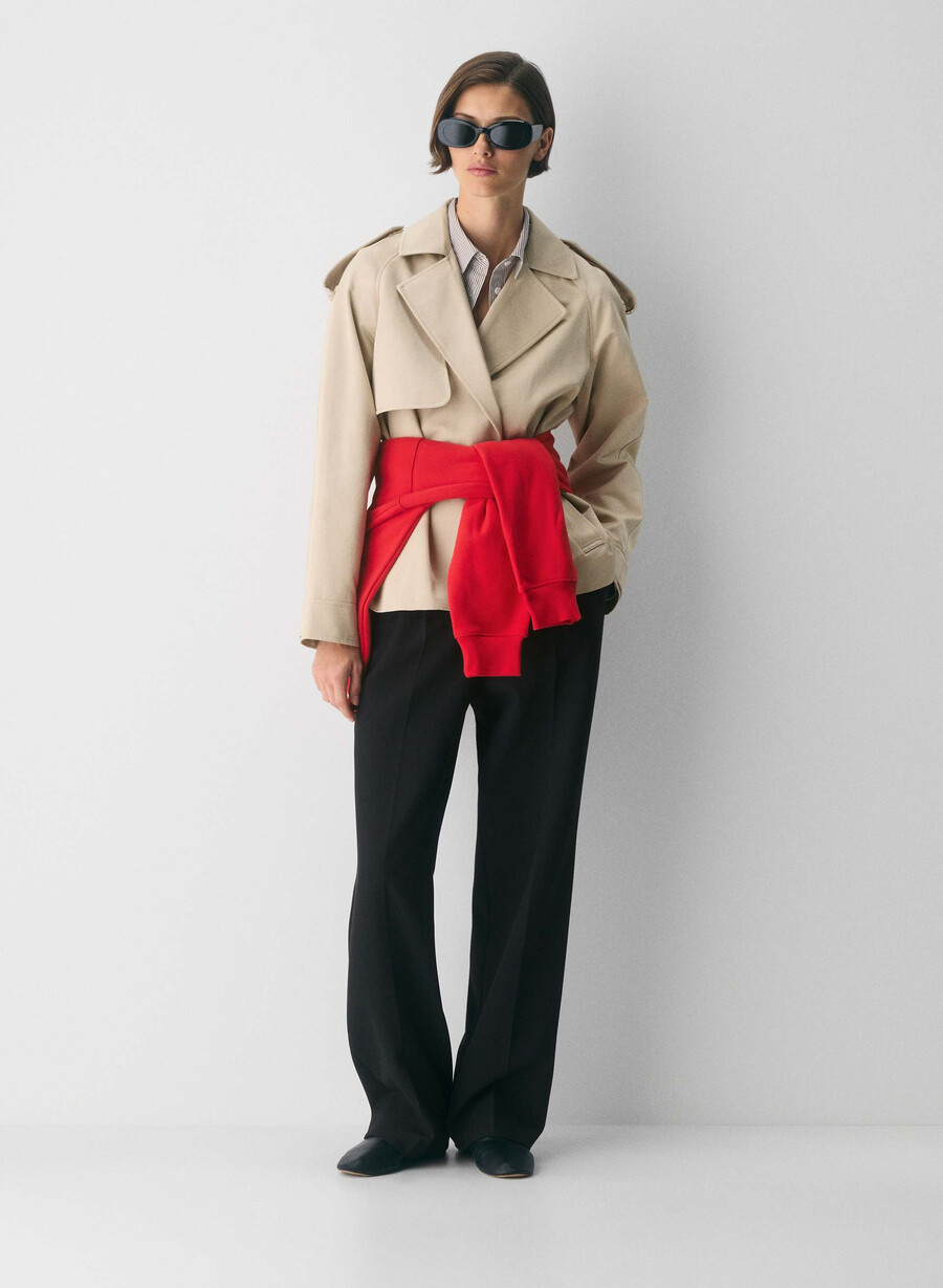 davis-trenchcoaten – rich twill marcona beige