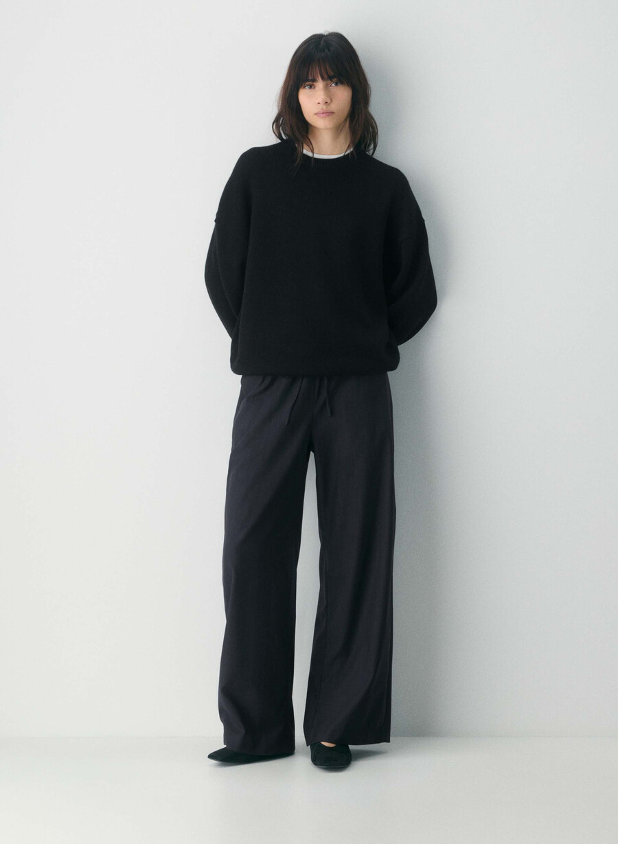 the lodge pant - raffinert brnt stripe dk n nvgr