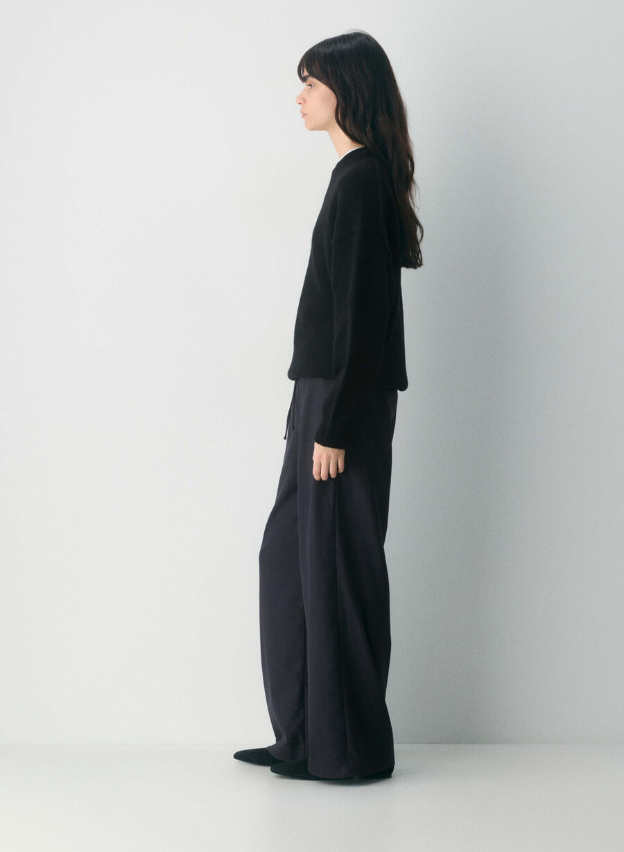 the lodge pant - raffinert brnt stripe dk n nvgr