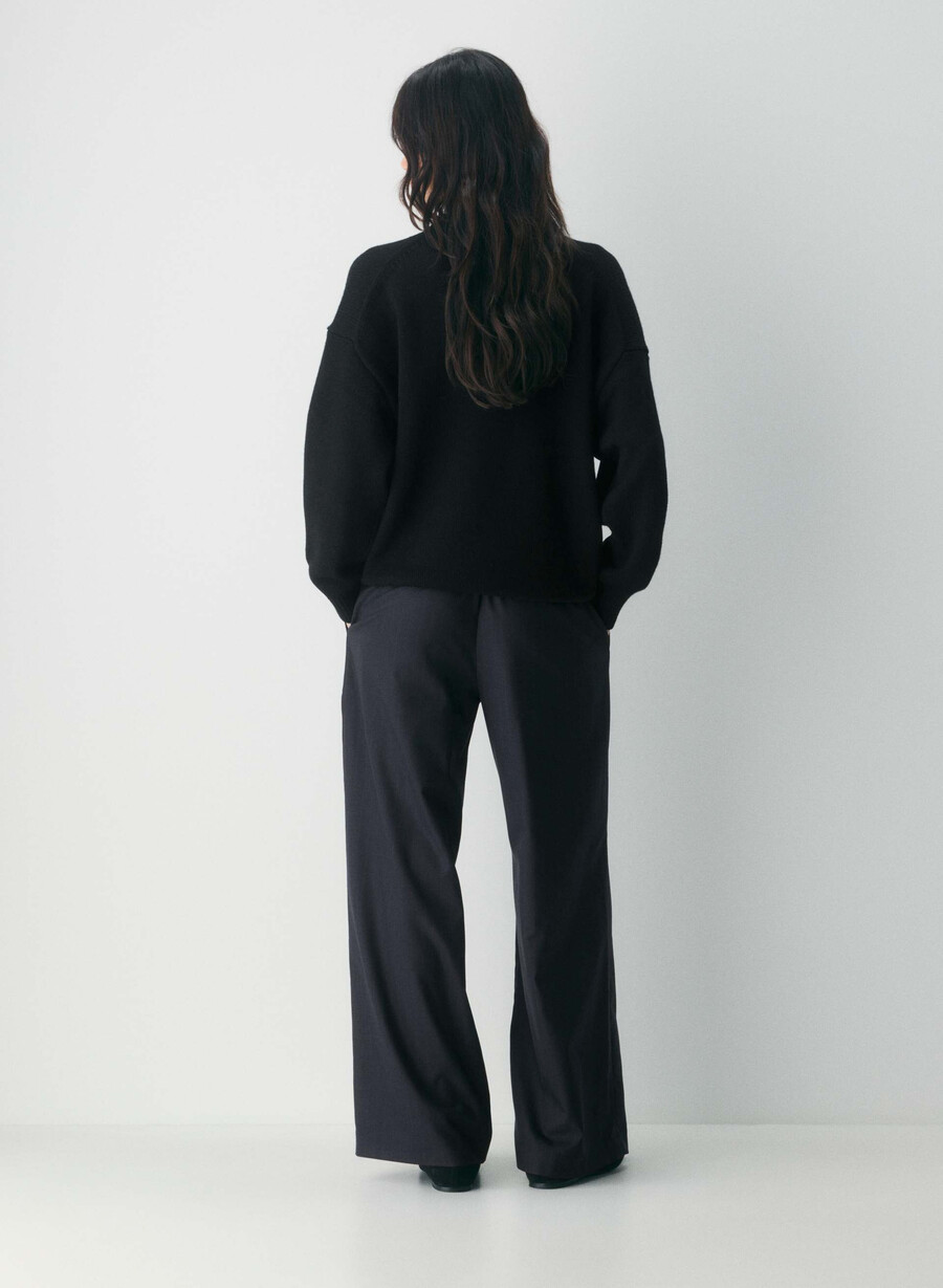the lodge pant - raffinert brnt stripe dk n nvgr