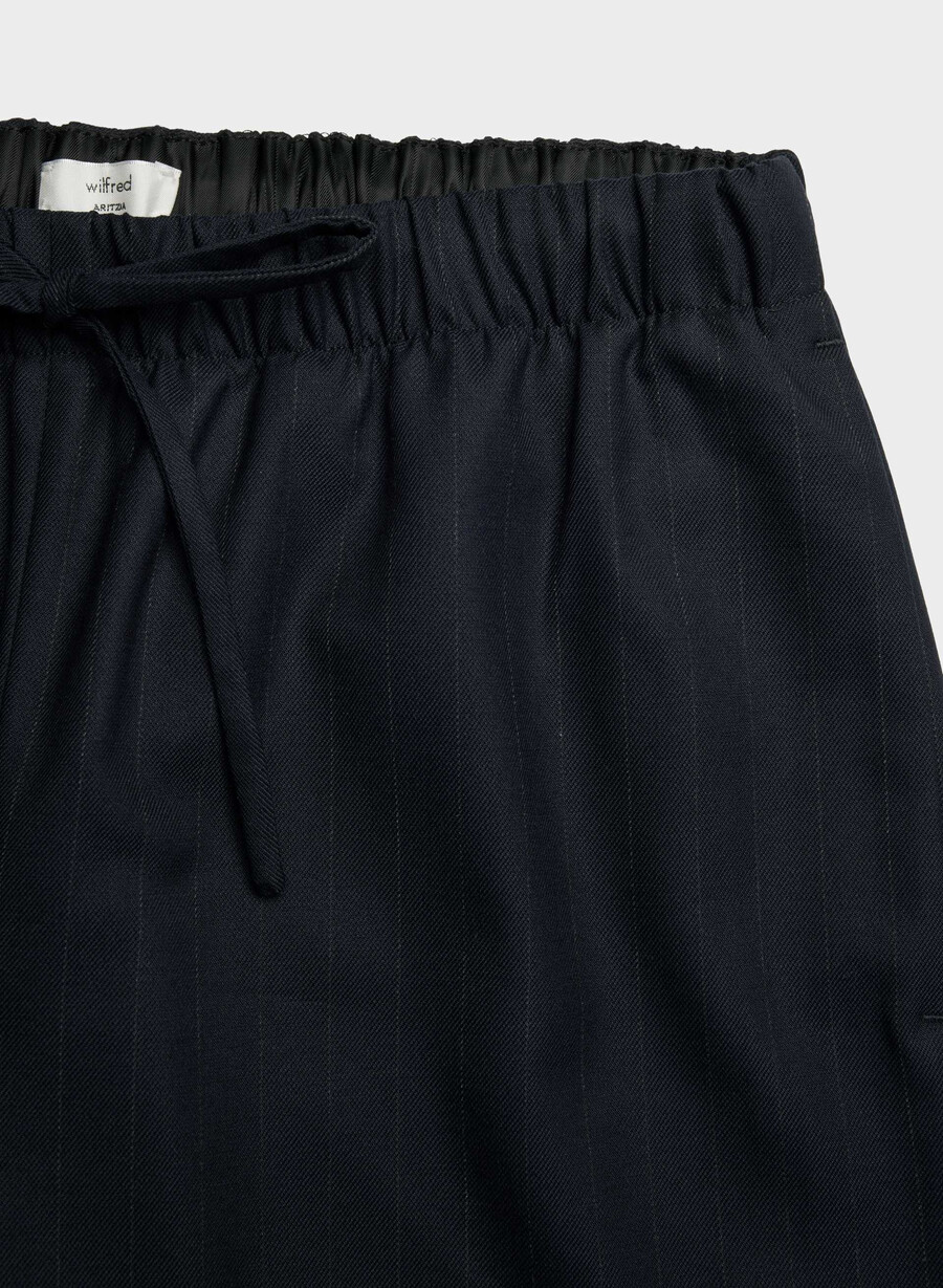 the lodge pant - raffinert brnt stripe dk n nvgr