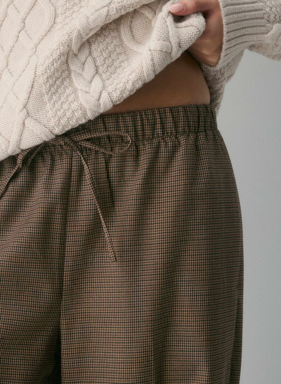 the lodge pant - raffinert orl rutete rm brd br