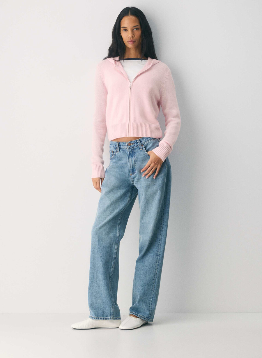 essential cashmere idyllic zip hoodie villa rosa