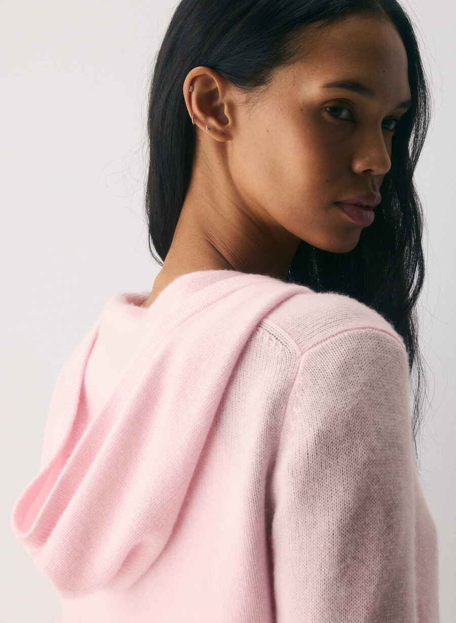 essential cashmere idyllic zip hoodie villa rosa