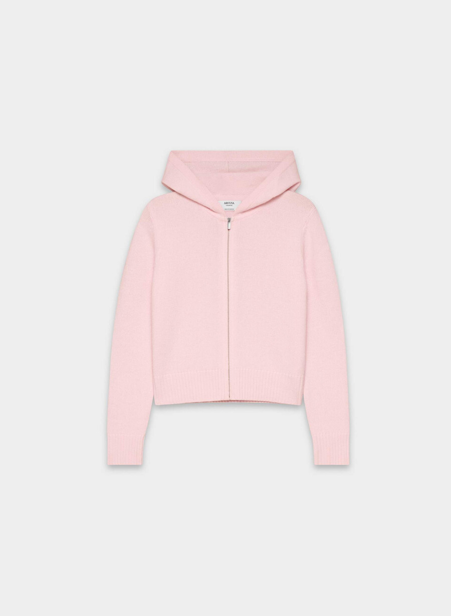 essential cashmere idyllic zip hoodie villa rosa