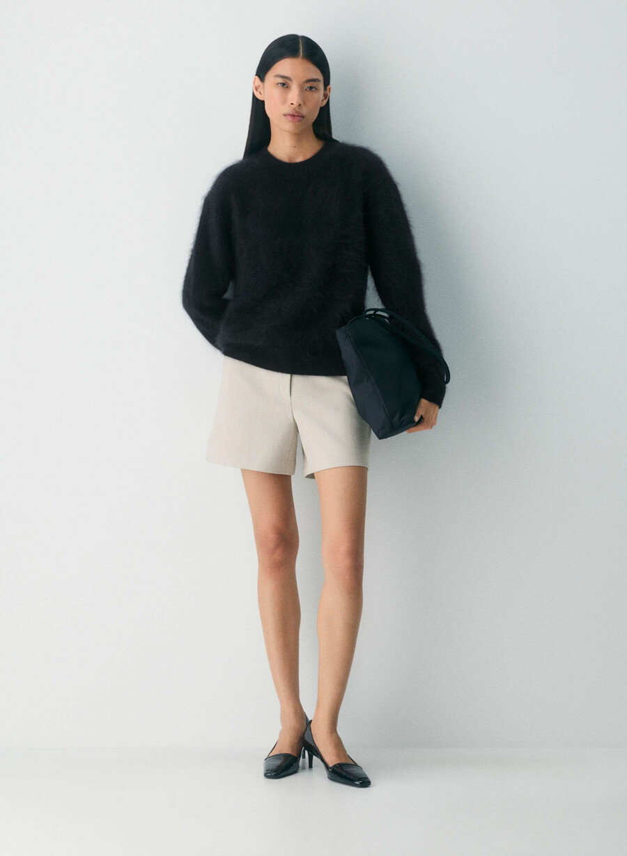 new agency mid-thigh shorts mØret matte perleblÅ