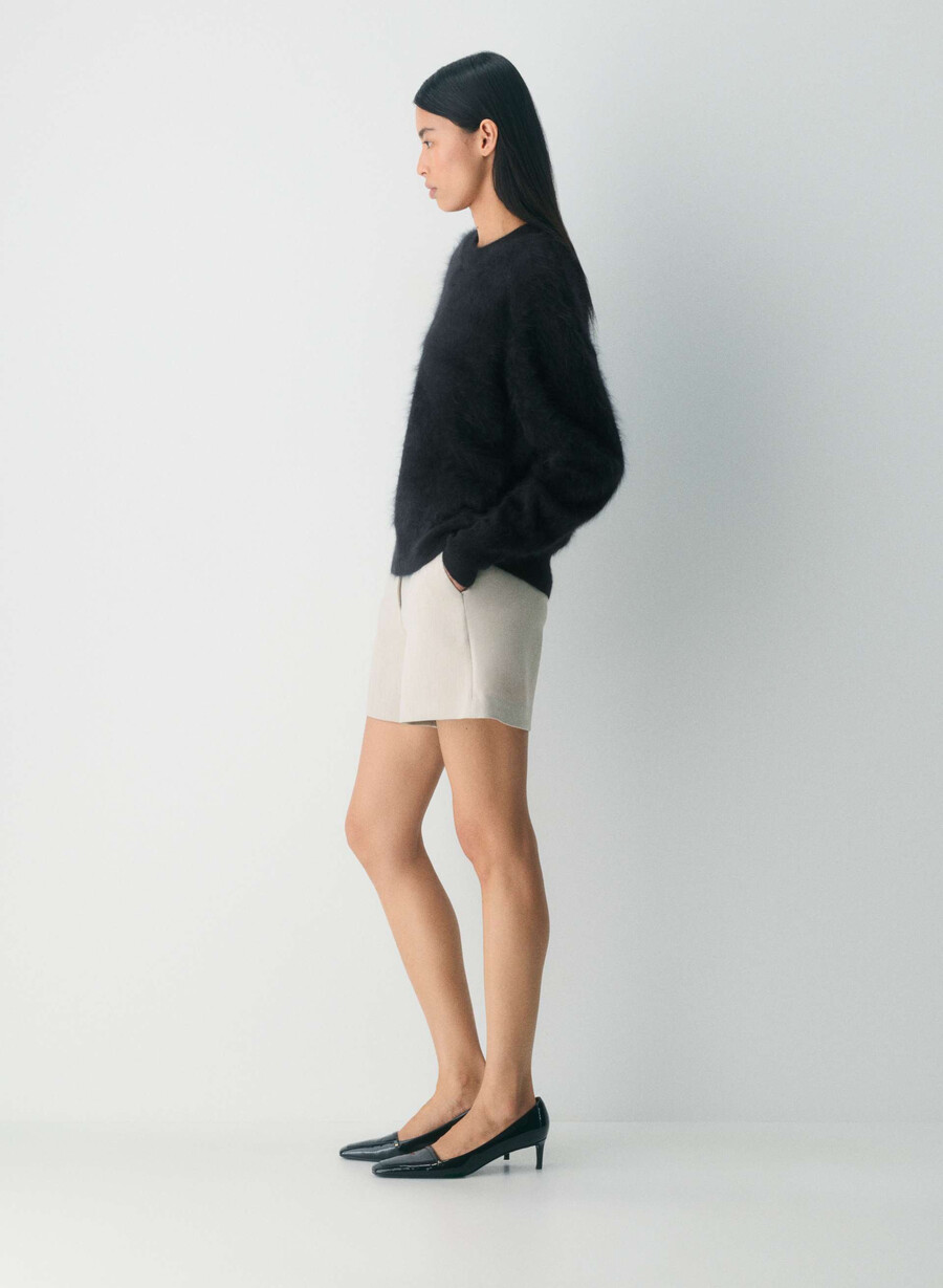 new agency mid-thigh shorts mØret matte perleblÅ