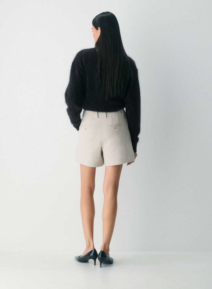 new agency mid-thigh shorts mØret matte perleblÅ