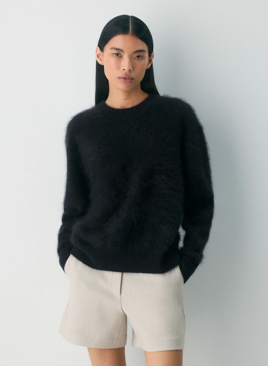 new agency mid-thigh shorts mØret matte perleblÅ