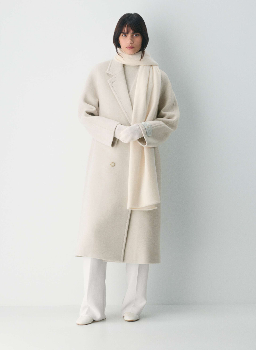 kasjmir ribbet vott whisper white