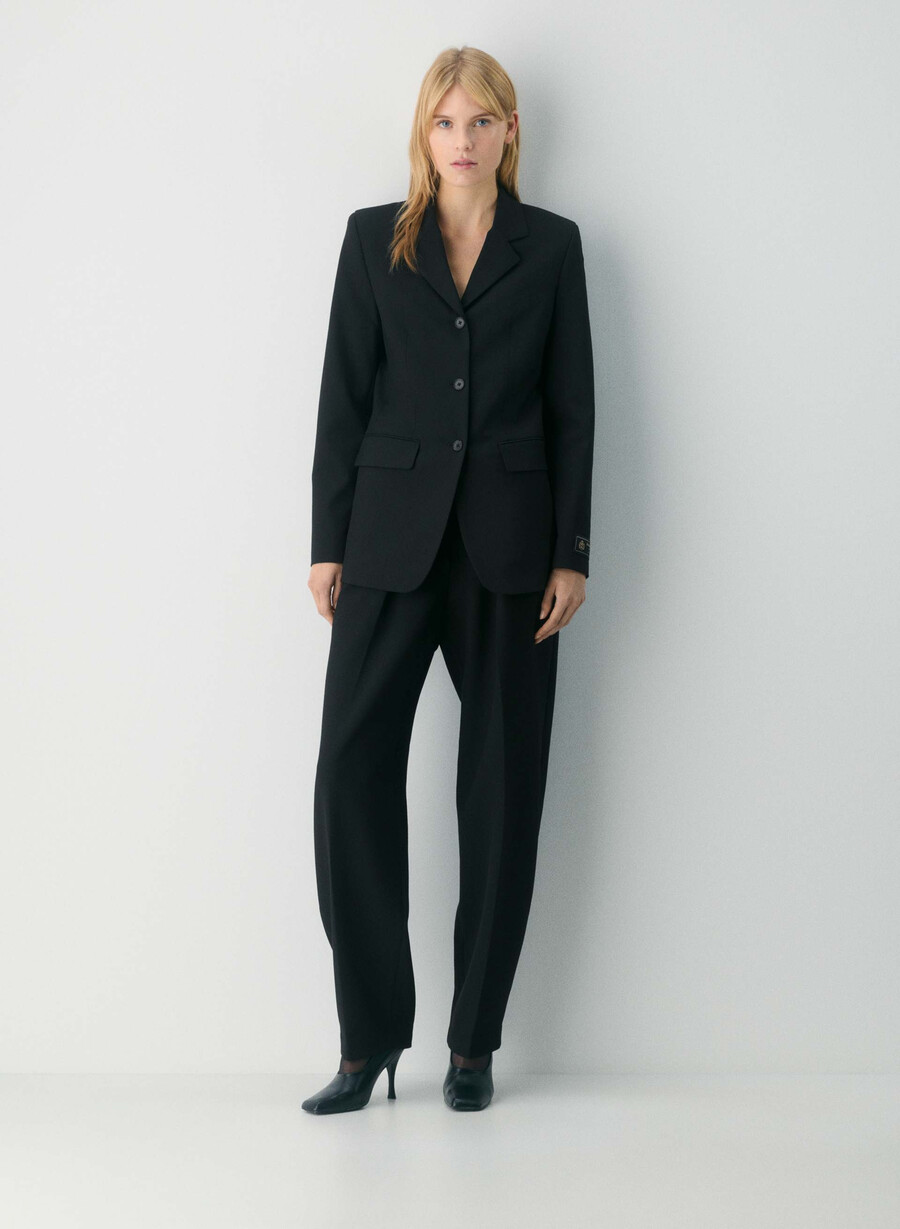 markedsblazer svart