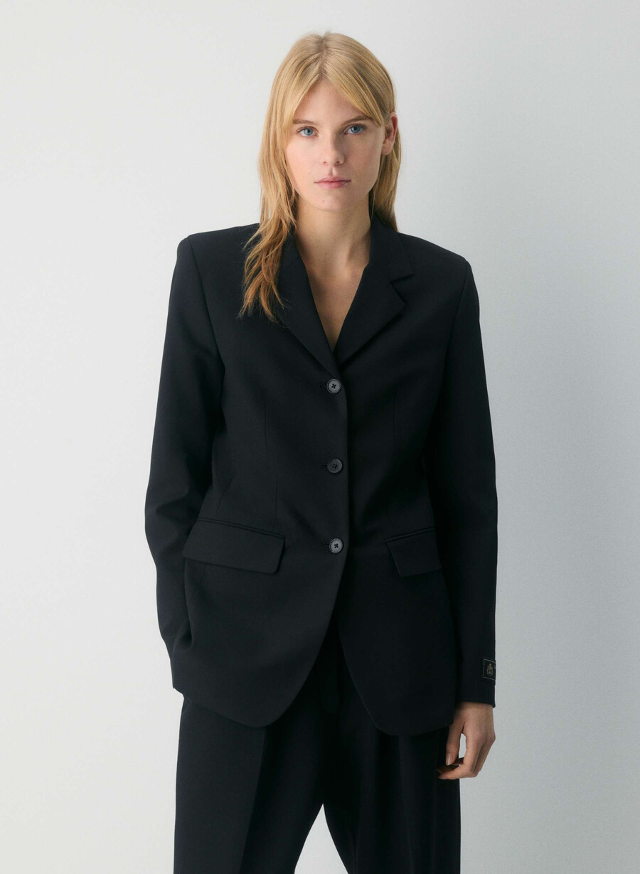 markedsblazer svart