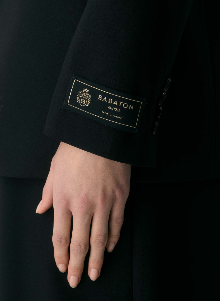 markedsblazer svart