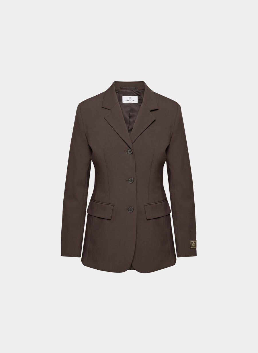 markedsblazer rik mokkabrun