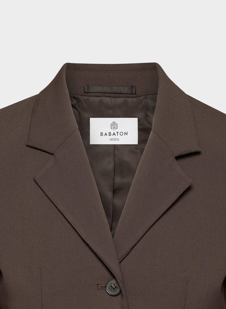 markedsblazer rik mokkabrun