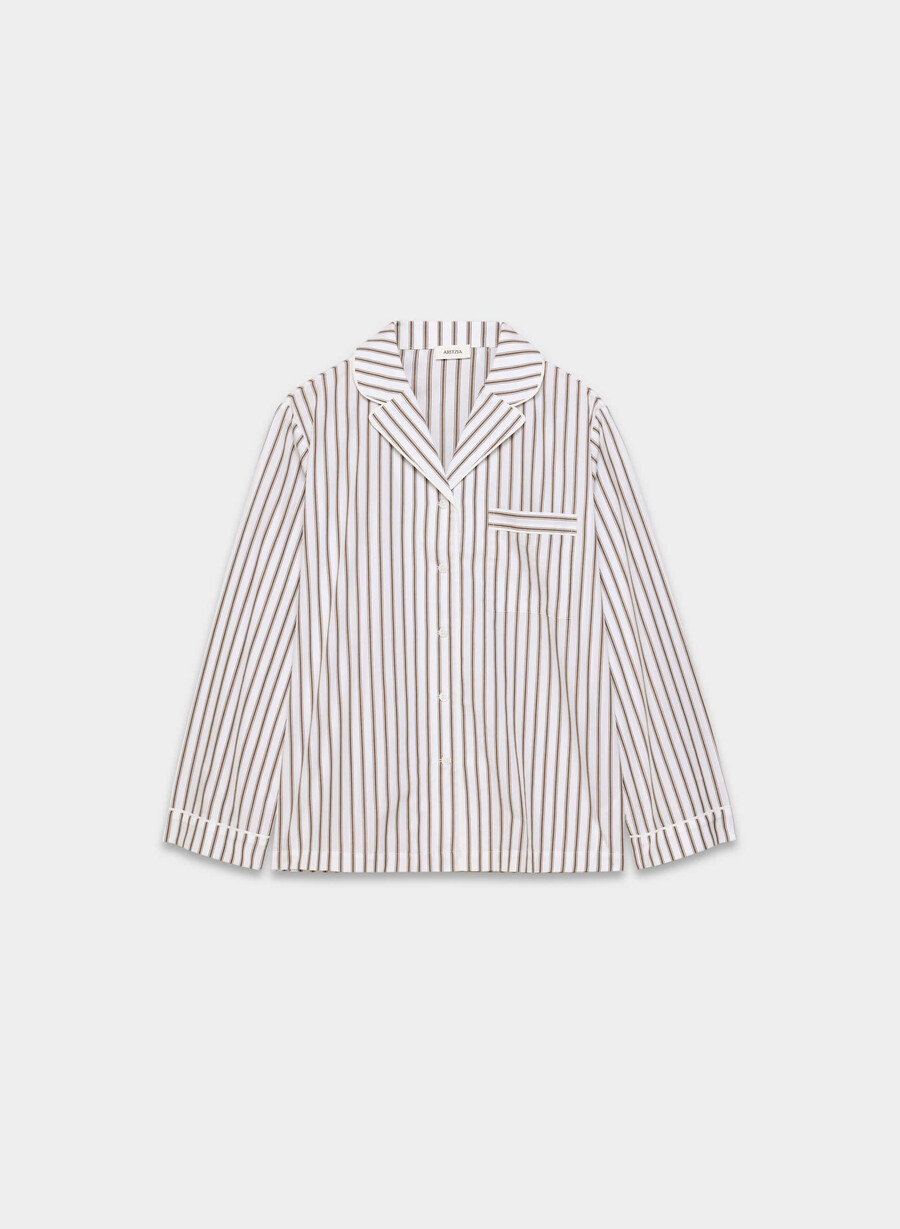 laze poplin-pysjamasskjorte joel stripe b wtch