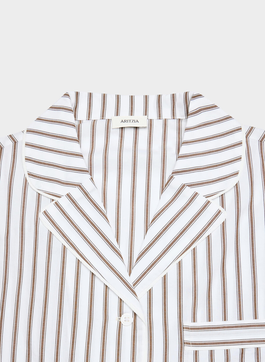 laze poplin-pysjamasskjorte joel stripe b wtch