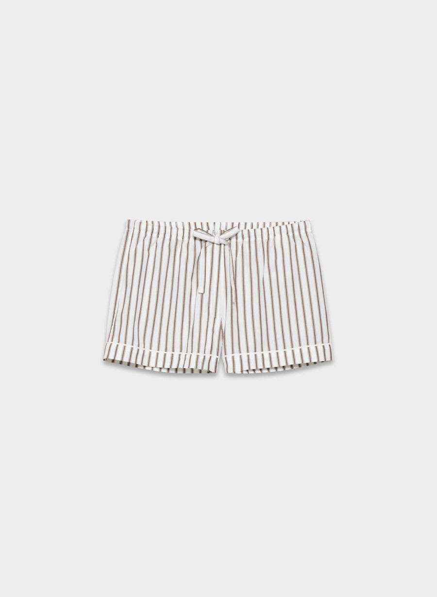 laze poplin pysjamas short joel stripe b wtch