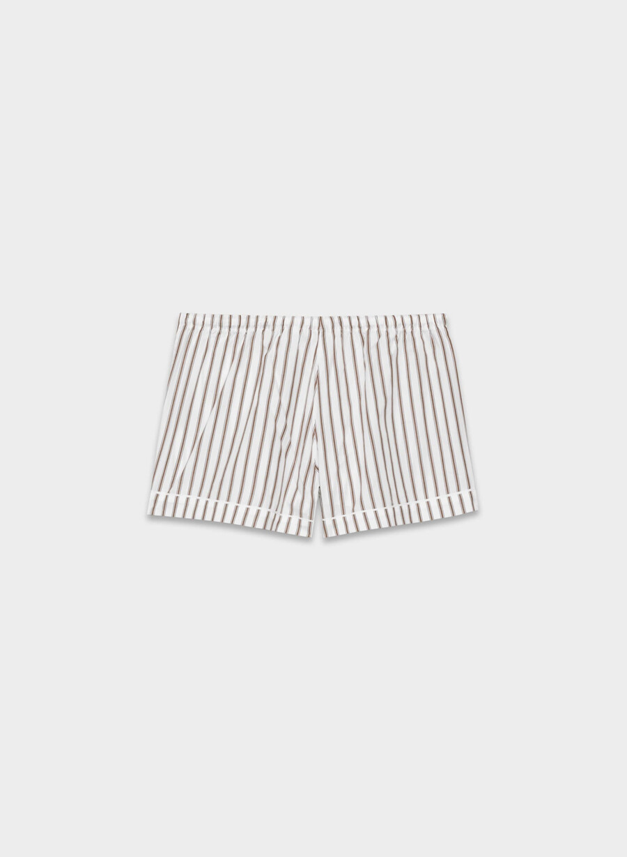 laze poplin pysjamas short joel stripe b wtch