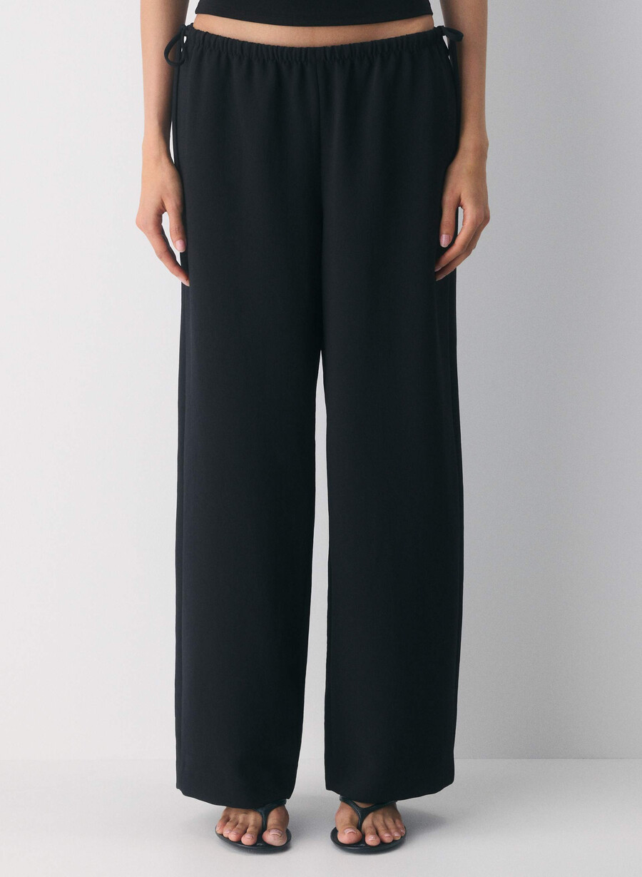 artisan pant - crepette svart
