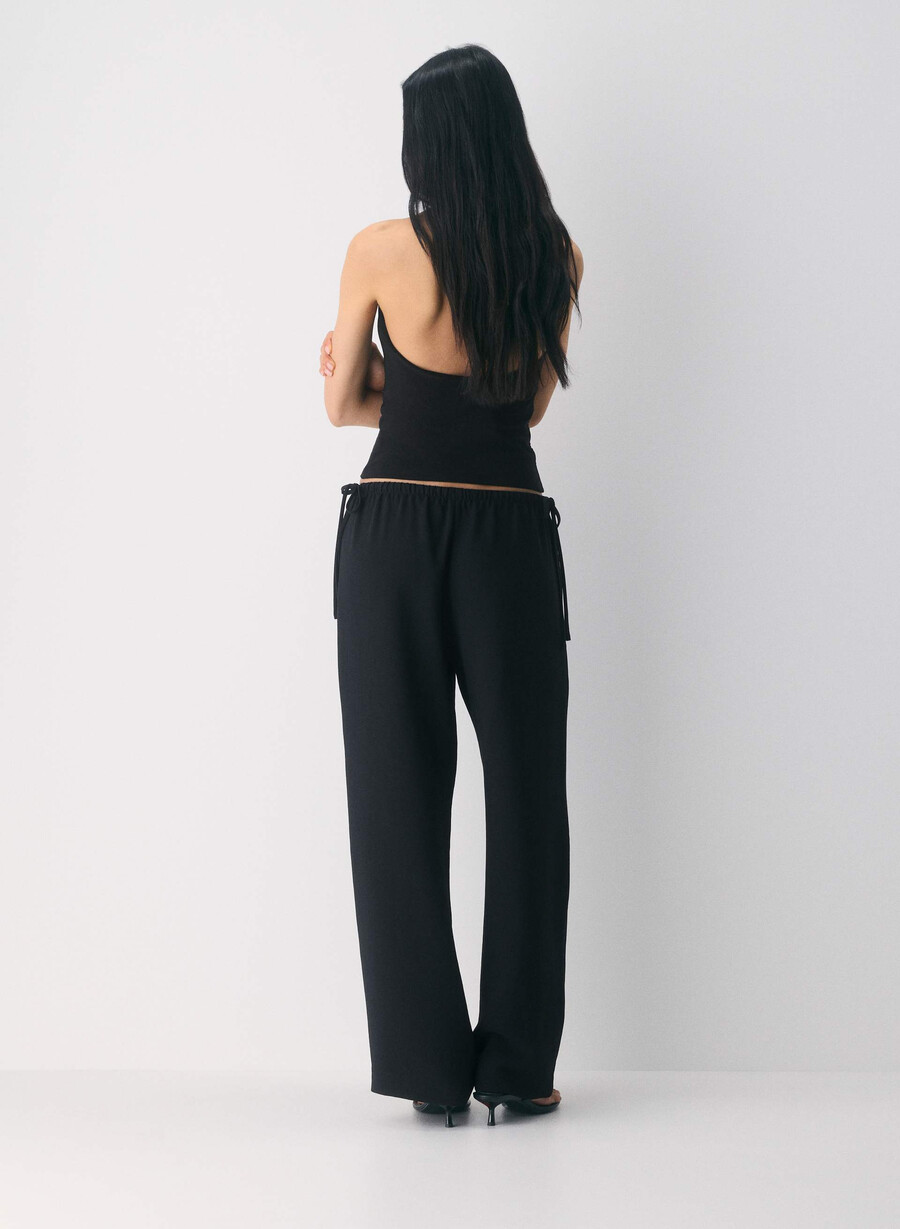 artisan pant - crepette svart