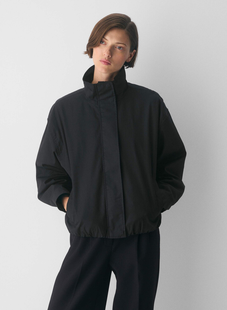geneva-jakken - city twill svart