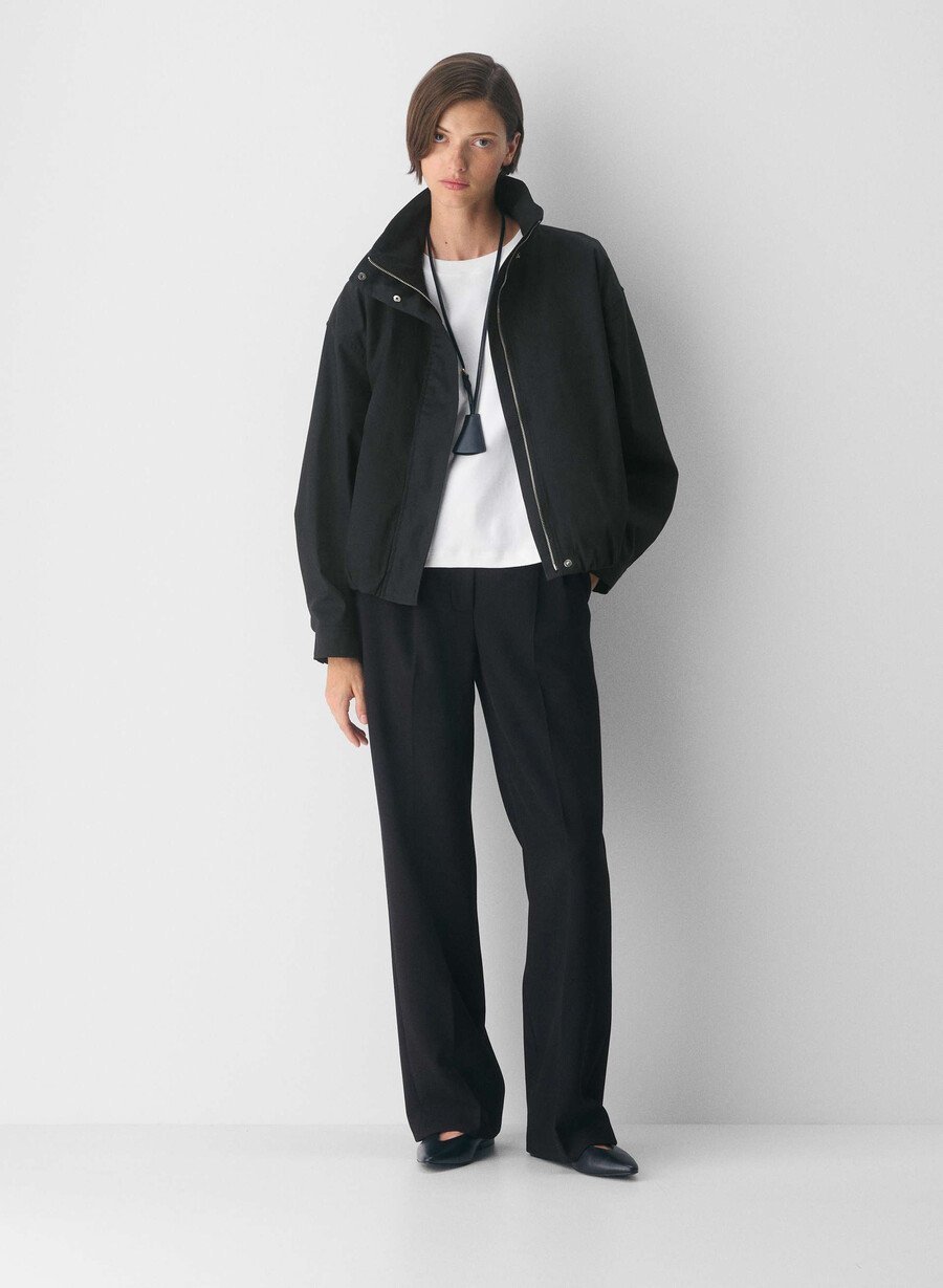 geneva-jakken - city twill svart
