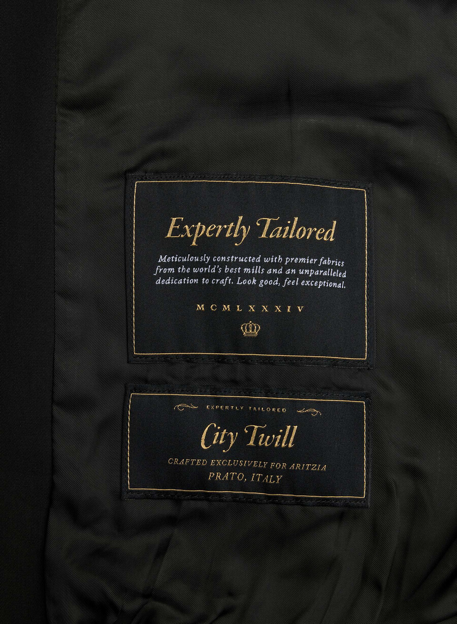 geneva-jakken - city twill svart