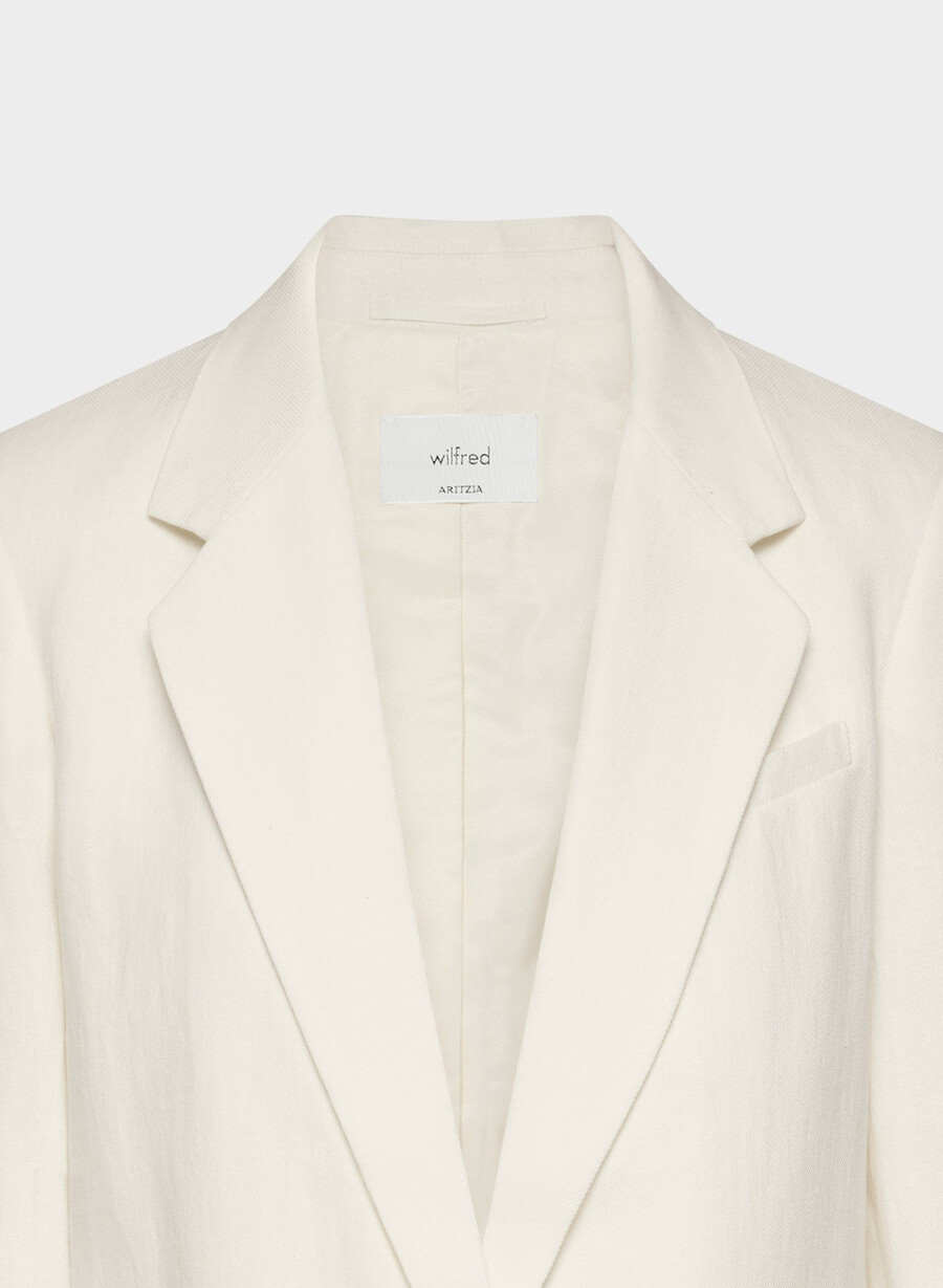 generation blazer - linen lys bjØrk