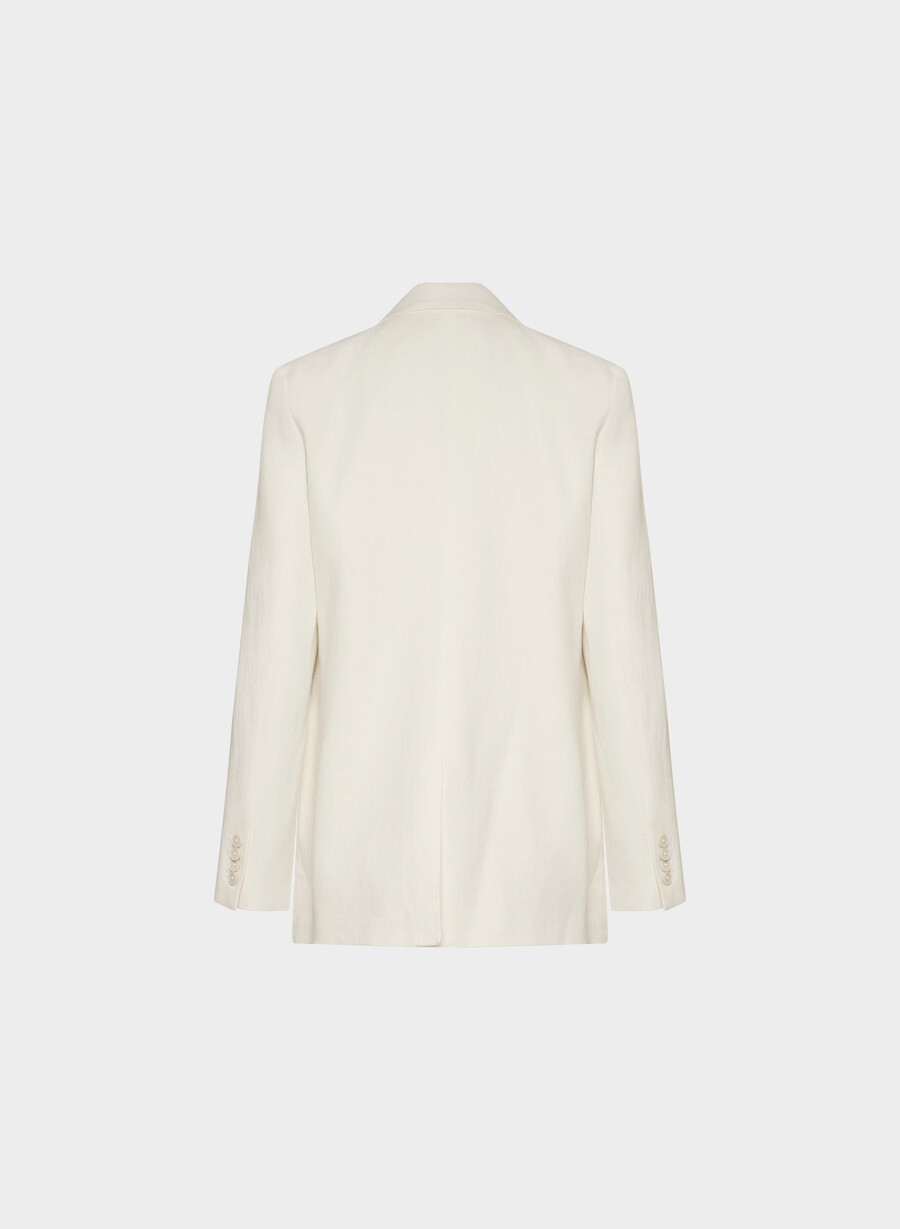 generation blazer - linen lys bjØrk