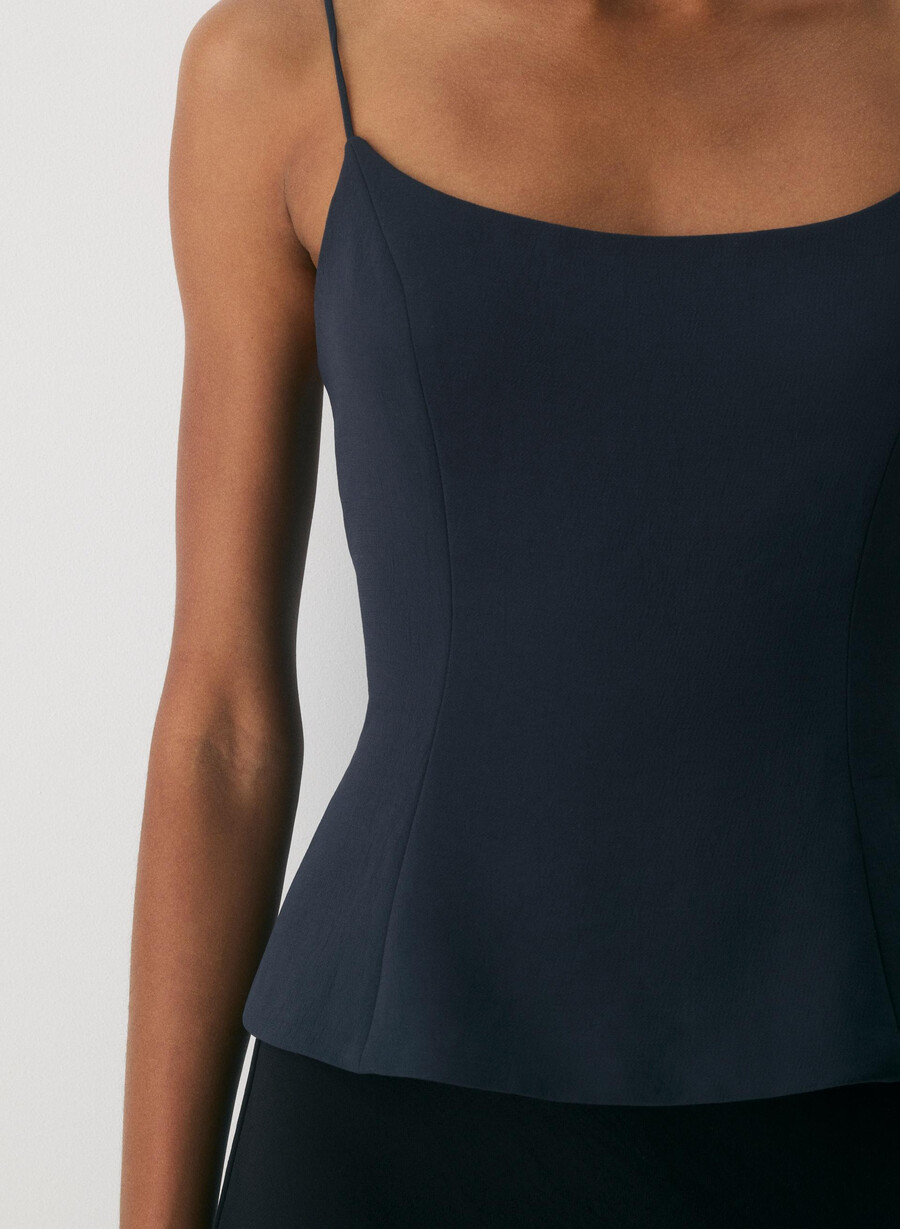 altar bustier - crepette dark night navy
