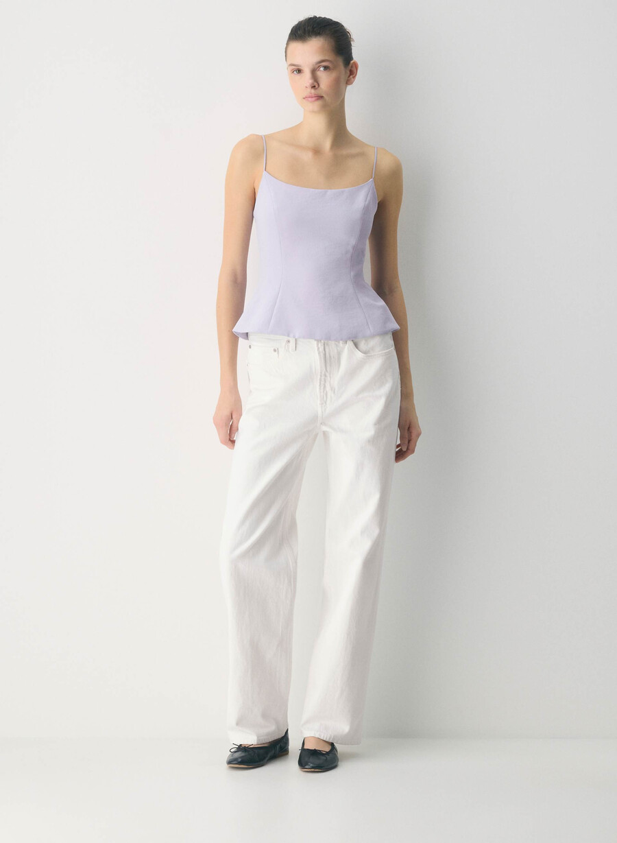altar bustier - crepette vildblomster lilac