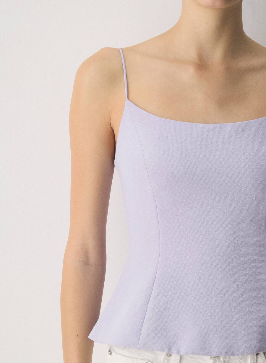 altar bustier - crepette vildblomster lilac