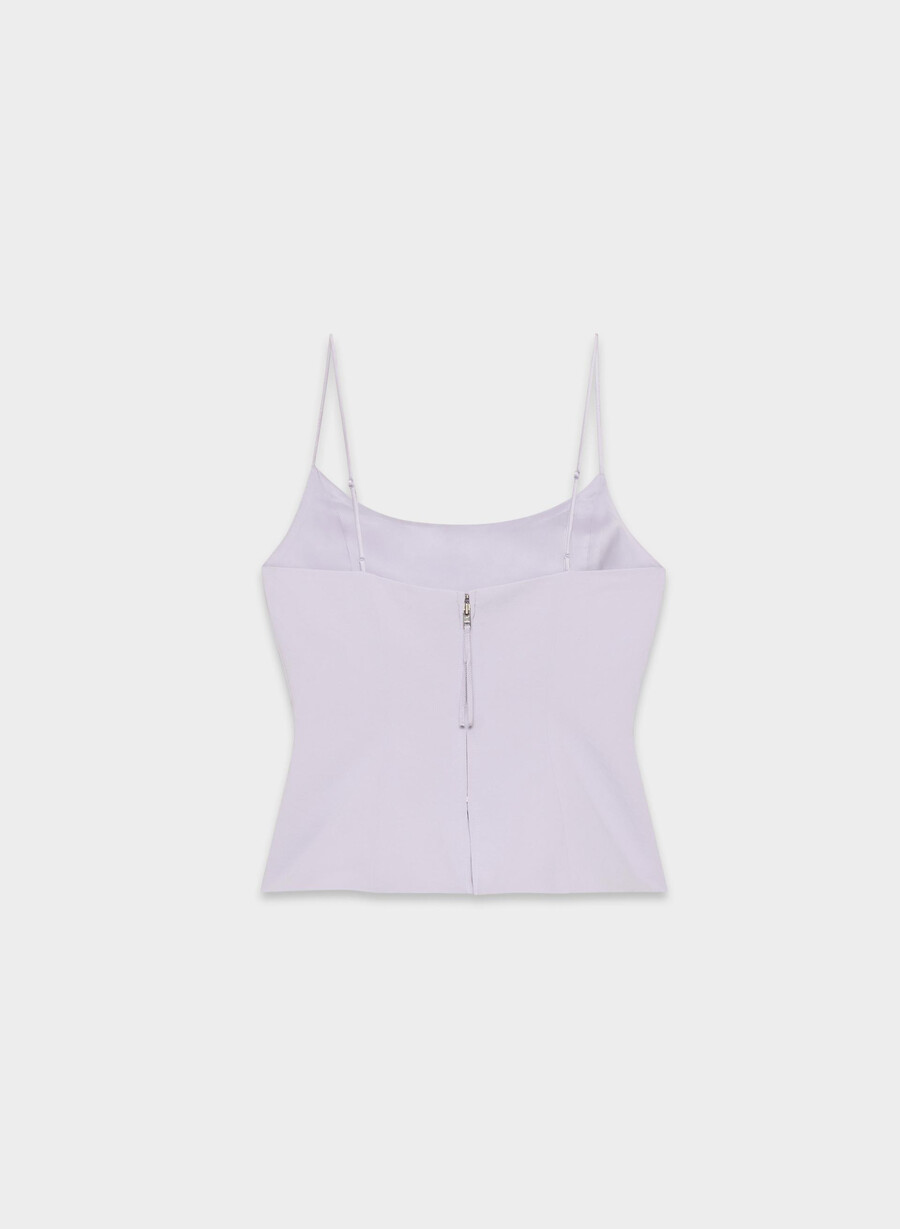 altar bustier - crepette vildblomster lilac