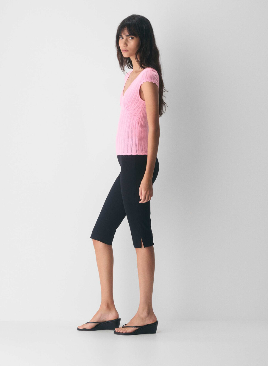 synopsis topp - wonder yarn jellybean rosa