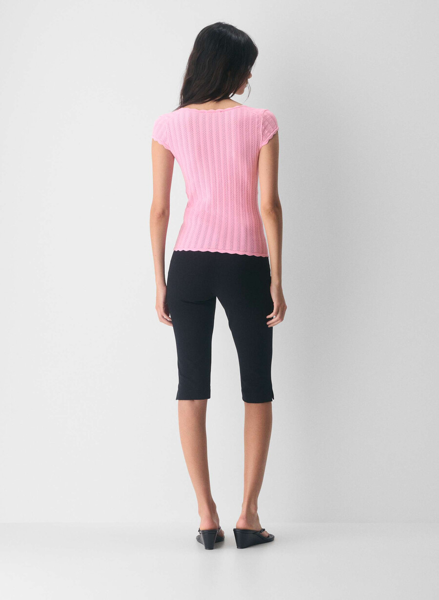 synopsis topp - wonder yarn jellybean rosa