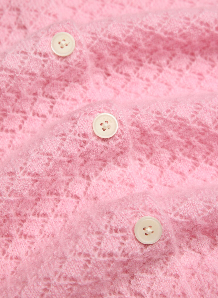 comma ull kasjmir cardigan jellybean rosa