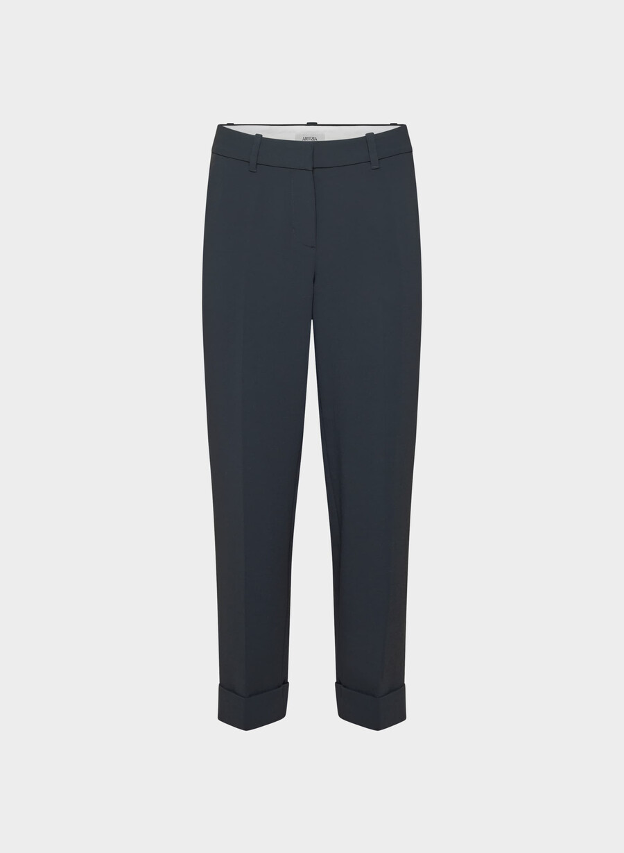 spire-bukse - crepette mØrk navy