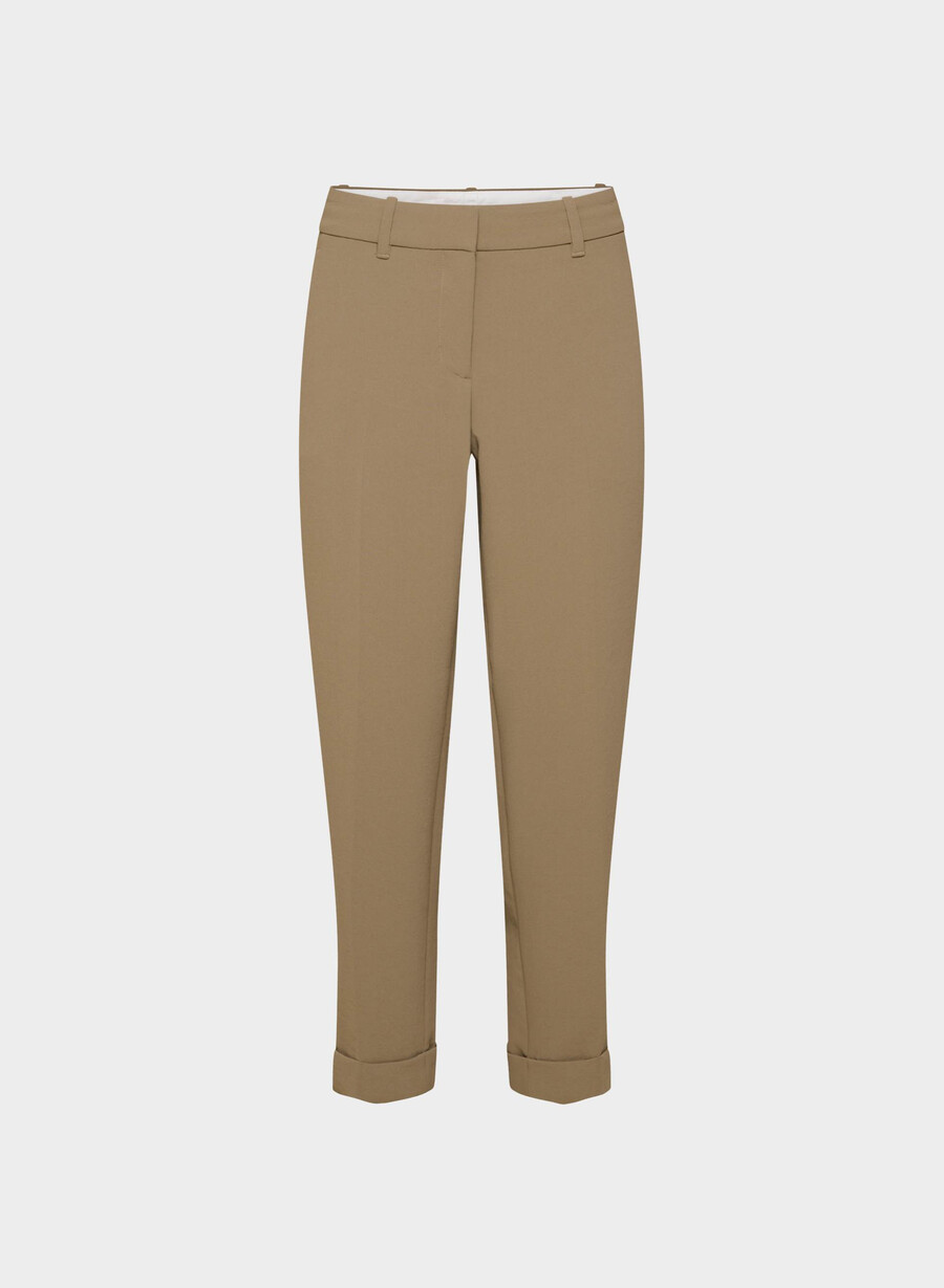 spire pant - crepette folio brun
