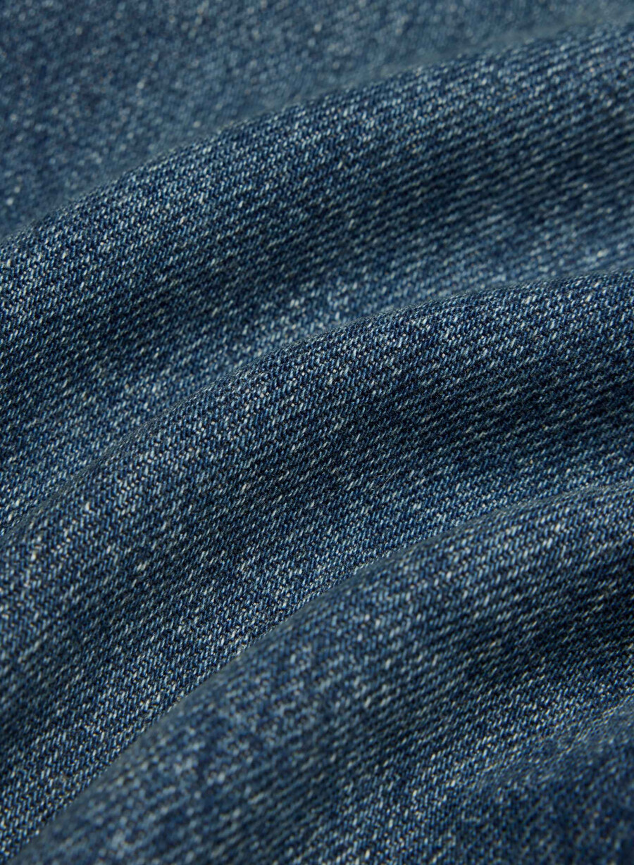denim forum 90-tallets vintage lav-rise jeans med mansjetter be about dark bleu