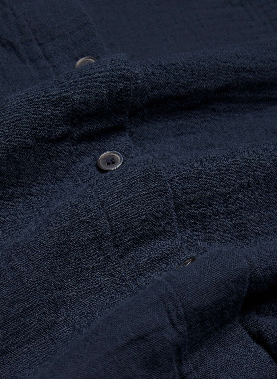 airplush cotton sail cropped skjorte admiral