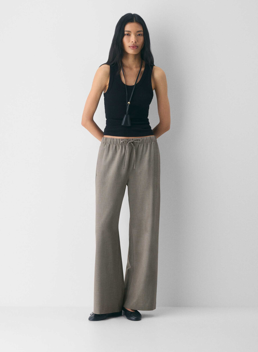 the lodge pant - reessential light har rutete mc brm br