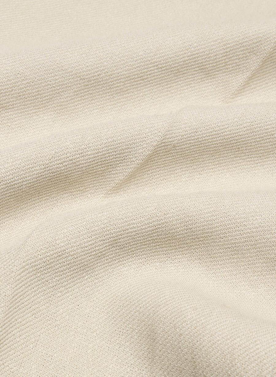 the effortless pant - lin pergament beige