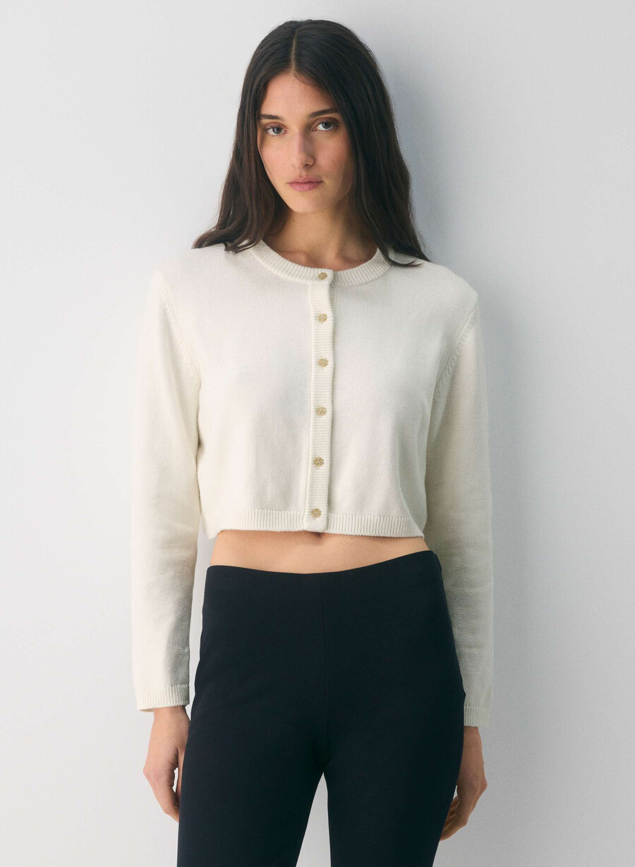 cotton charm sicilia cardigan lys bjørk