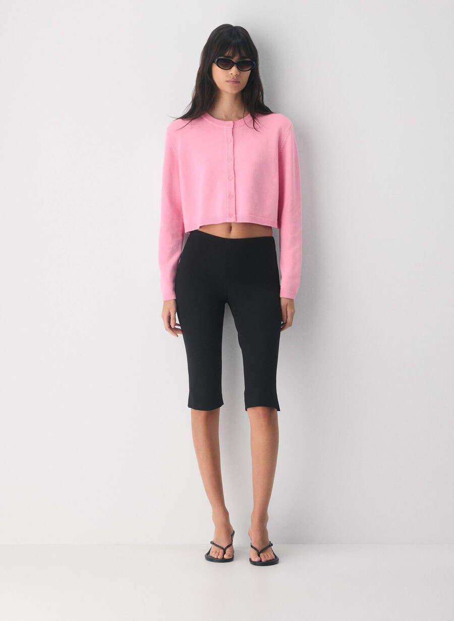 cotton charm sicilia cardigan jellybean rosa