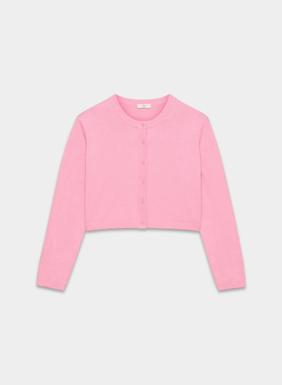 cotton charm sicilia cardigan jellybean rosa